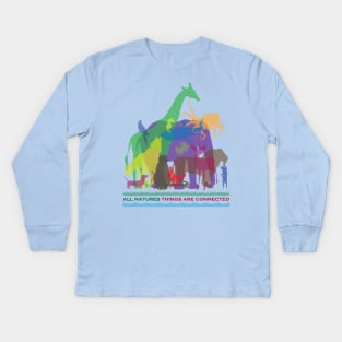 All Natures Things are Connected Kids Long Sleeve T-Shirt